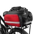 thumbnail image 1 of Rear Seat Bag Expandable MTB Bike Rack Bag Cycling Luggage Carrier Trunk Bag with Rain Cover, 1 of 6