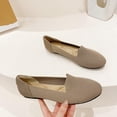 thumbnail image 4 of LSLJS Women's Flying Knitting Solid Color Light Mouth Comfortable Slip-On Flat Shoes, Flats Shoes, 4 of 7