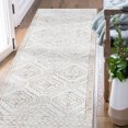 thumbnail image 3 of Rugking 5X7 Moroccan Area Rug In Home Taupe Modern Geometric Mat Contemporary Soft Thin Rug Indoor Door Mat Non Slip Carpet Kitchen Bedroom Dining Room, 3 of 6