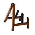thumbnail image 3 of lionlar Electric Guitar Stand Stringed Instrument Stand for Electric Guitar Mandolin Adjustable brown, 3 of 9