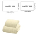 thumbnail image 3 of Meitianfacai Extra Large Bath Towel Set Of 2 Oversized Bath Sheet Super Soft Absorbent Bathroom Towel Set Microfiber Quick Dry Shower Towel For Hotel Bath Gym, Yellow, 3 of 6