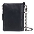thumbnail image 4 of Amdohai Men Vintage Cow Leather Wallet Card Holder Wallet Purse with Chain, 4 of 7