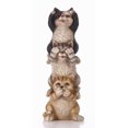 thumbnail image 3 of Hi-Line Gift Ltd Statue Empilable de Chats - Voir, Entendre et Parler Sans Mal, 3 of 5