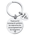thumbnail image 1 of Estbridge Inspired Keychain Encouragement Keychain Motivational Keychains Bulk Thank You Keychains with Inspirational Quotes Team Gifts Appreciation Gifts for Friend Teacher Coworkers, 1 of 4