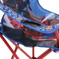 thumbnail image 4 of Spider-Man Chaise de Camping Polyester pour Jeunes avec Porte-Gobelet, 4 of 8