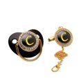 thumbnail image 2 of XZNGL Baby Pacifier 26 Letter Name Initial Clip Silicone Infant Nipple Bling Newborn Pacifier, 2 of 9