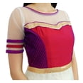 thumbnail image 3 of Bimba Robe Ethnique Indienne pour Femmes, Kurta Kurti Anarkali en Filet Longueur au Sol, 3 of 5