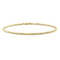 thumbnail image 1 of Miabella 18K Yellow Gold Plated Sterling Silver Rope Chain Anklet, 1 of 3