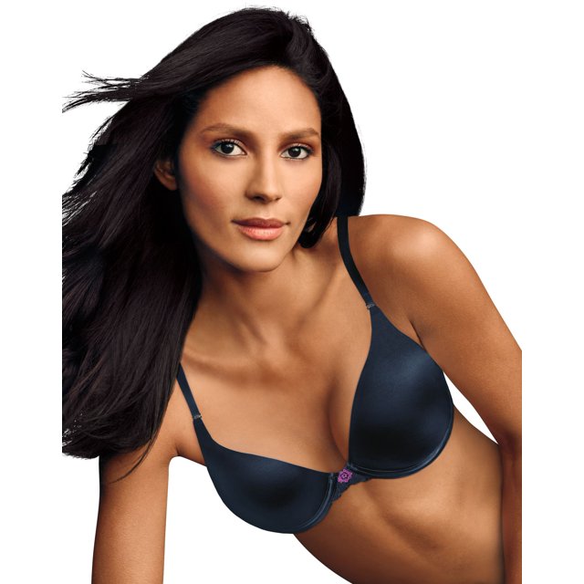 Maidenform Womens Natural Boost Demi Bra, 38B, Navy/Magenta Quartz