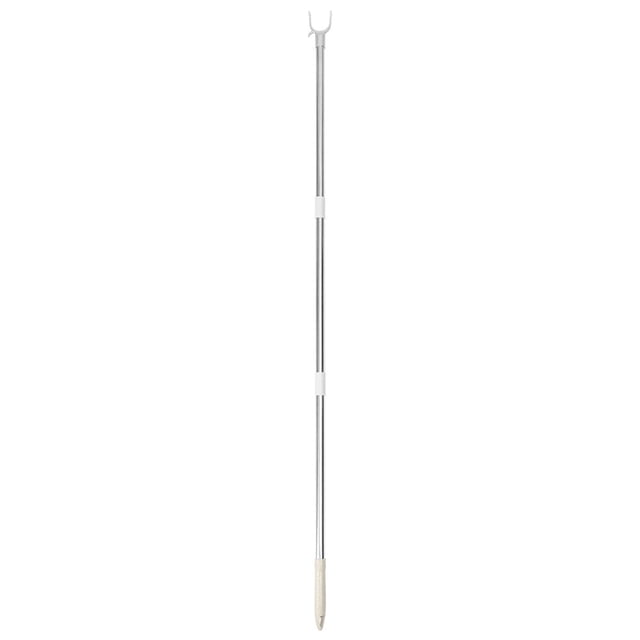 Perche Crochet de Garde-Robe Bâton d'Atteinte Rétractable Longue Tige Vêtements Ajustable Vêtement Télescopique Berger Store Disque Extensible
