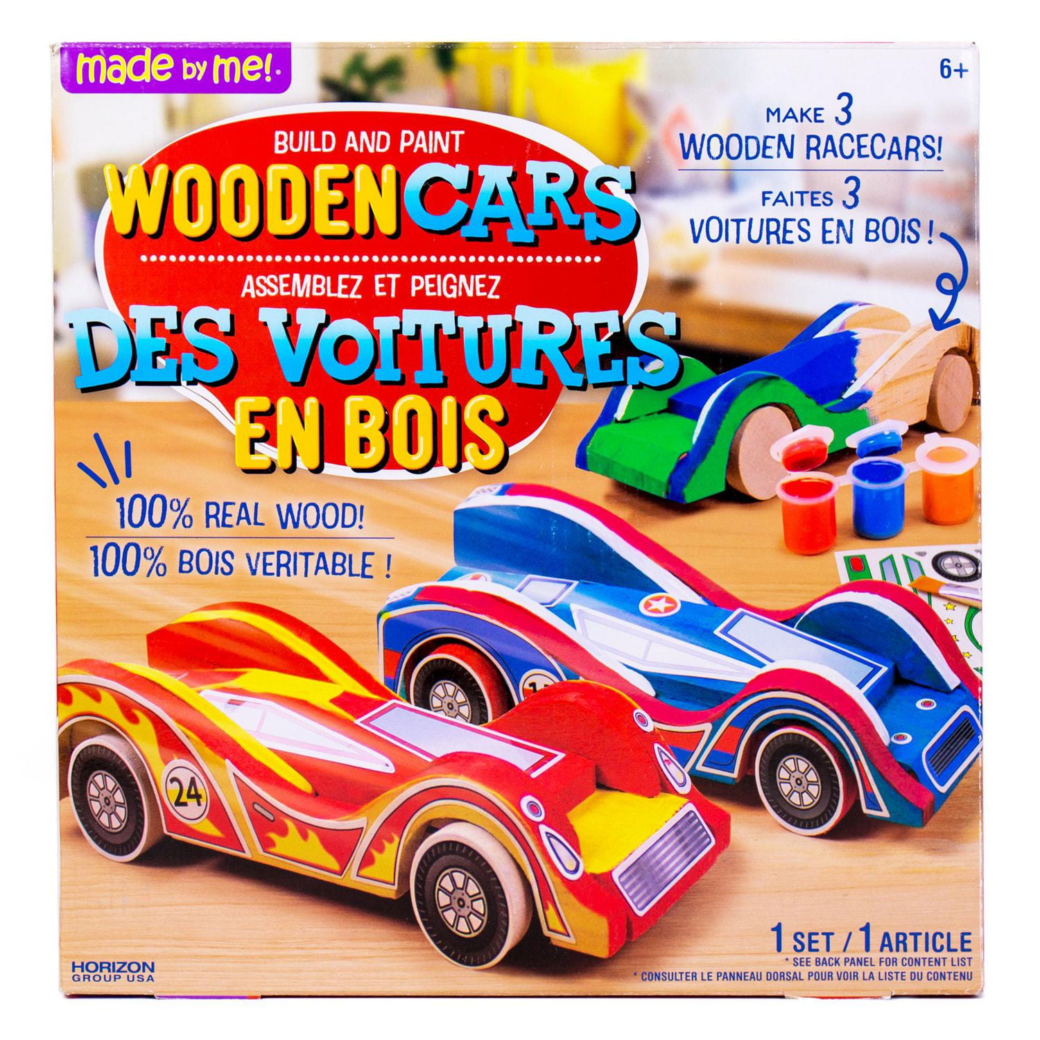 Made By Me Voitures en Bois