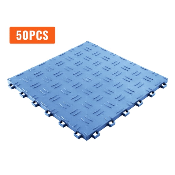 12"x12" Interlocking Garage Floor Tiles, 25/50-Pack, Anti-Slip & Textured Surface for Garage, Basement, Workshop, 5 Colors