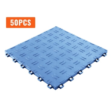 12"x12" Interlocking Garage Floor Tiles, 25/50-Pack, Anti-Slip & Textured Surface for Garage, Basement, Workshop, 5 Colors