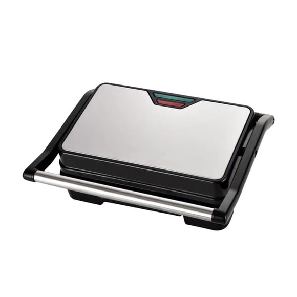 3-in-1 Electric Panini Press Grill and Sandwich Maker, Indoor Steak Grill with Nonstick Removable Plates and Drip Tray for Kitchen, Home, and Apartment