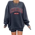 thumbnail image 1 of European-style casual sweatshirt, long-sleeved round neck pullover sweatshirt, solid color sweatshirt, 1 of 6
