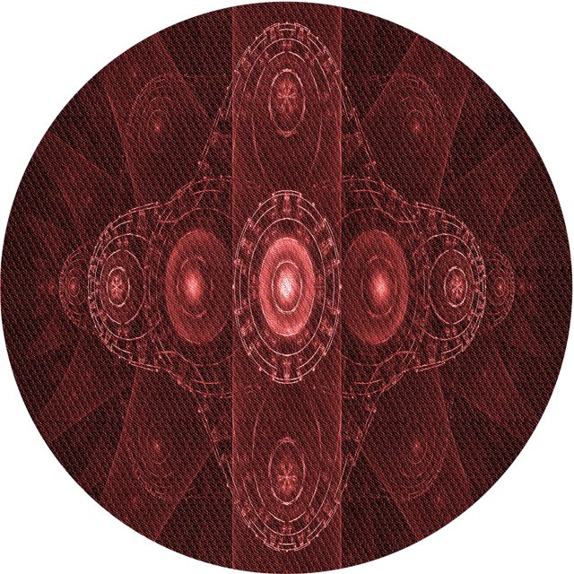 Ahgly Company Machine Washable Indoor Round Transitional Fire Brick Red Area Rugs, 5' Round