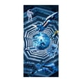 thumbnail image 2 of Astronaut Theme Beach Towel - Fun Printed Microfiber, Sandproof & Lightweight for Kids & Adults - 28x60 Inch, 2 of 3