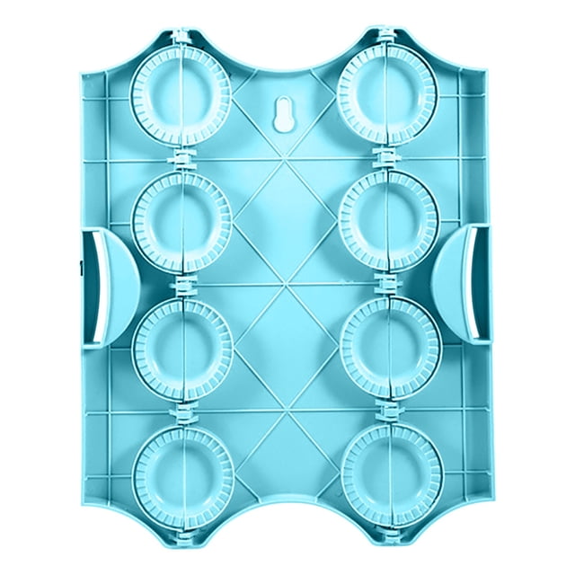 Fufafayo Dumpling 8 Grid Dumpling Maker, DIY Dumpling Press Kitchen Tool, Plastic Dumpling for Wonton Gyoza, Easy Dumpling Maker for Home Cooking and Family Fun