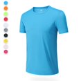thumbnail image 4 of Compression Shirts for Men Quick Drying Summer Gym Shirts Breathable Stretchy Short Sleeve Crew Neck Basic T-Shirts for Activewear, 4 of 7