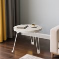 thumbnail image 5 of RKSTN Petites Tables Rondes en Bois Petite Table Pliante Table d'Appoint pour Sofa Petite Table Ronde Mobile Petite Table à Manger pour la Maison Extérieur pour la Maison, 5 of 5