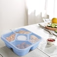 thumbnail image 4 of Yhmxh Boîte à Lunch pour Enfants Gadgets de Cuisine Boîte Bento Contenants à Collation avec 5 Compartiments pour Préparation de Repas École Voyage Contenant Lunchable Contenants à Lunch Réutilisables Bentgo Boîte à Lunch, 4 of 5