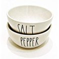 thumbnail image 1 of Rae Dunn By Magenta SALT & PEPPER Ceramic 2 Piece Set Mini Seasoning Bowls Large Letter LL, 1 of 3