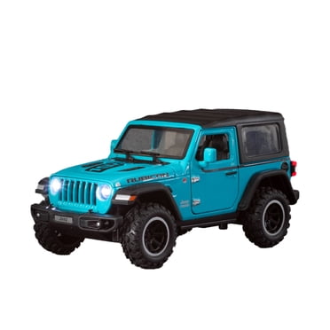 Ourlova 1/32 Jeep Wrangler Rubicon Alloy Car Model Light Sound Off-road Vehicles Car Model For Kids Gifts