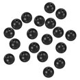 thumbnail image 1 of Unique Bargains Perles de Pêche Rondes en Plastique 10 mm Outil d'Attirail Noir 200 Pcs, 1 of 5