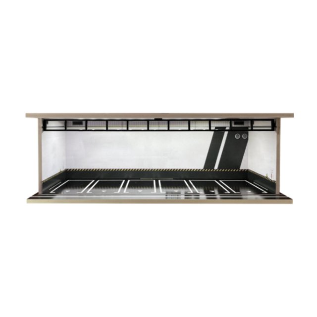 Milaget 1/64 Model Car Display Case Car Garage Display Case for Sports Car Alloy Car D