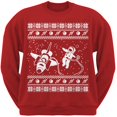 thumbnail image 1 of Astronaut in Space Ugly Christmas Sweater Red Sweatshirt, 1 of 1
