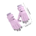 thumbnail image 3 of PRETXORVE Touchscreen Cycling Five-Finger Winter Waterproof Cold-Resistance Windproof Warm Cycling Fleece-Lined Cold-Weather Necessities, 3 of 6