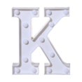 thumbnail image 1 of TopLLC Alphabet LED Letter Lights Light Up White Plastic Letters Standing Hanging A-M &, 1 of 2