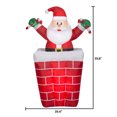 thumbnail image 3 of Christmas Airblown Pop Up Santa, 3 of 6