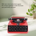 thumbnail image 3 of Typewriter Table Decor, Artistic Appeal Retro Typewriter Model Sturdy  for Home Studios Offices Cafes, 3 of 7