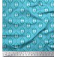 thumbnail image 1 of Soimoi Velvet Fabric Check,Paisley & Ogee Damask Print Fabric by the Yard 58 Inch Wide, 1 of 3