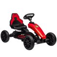 thumbnail image 1 of Aosom Pedal Go Kart for Kids w/ Swing Axle, Adjustable Bucket, Red, 1 of 10