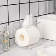 thumbnail image 4 of Clear Acrylic Rectangular Storage Organizer: Versatile Open-Top Box for Tissues, Face Towels & Toilet Paper Rolls – Durable, Minimalist Design for Home Decor Compatibility, Quick Supply Check & Easy, 4 of 6