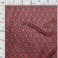 thumbnail image 2 of oneOone Polyester Lycra Fabric Spiral & Floral Block Decor Fabric Printed BTY 56 Inch Wide, 2 of 4