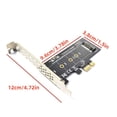 thumbnail image 2 of High-Speed Data Transmission Adapter Card for Samsung & Intel M.2 NVME SSDs, Supports PCI-E 3.0 1X Interface, 2 of 2