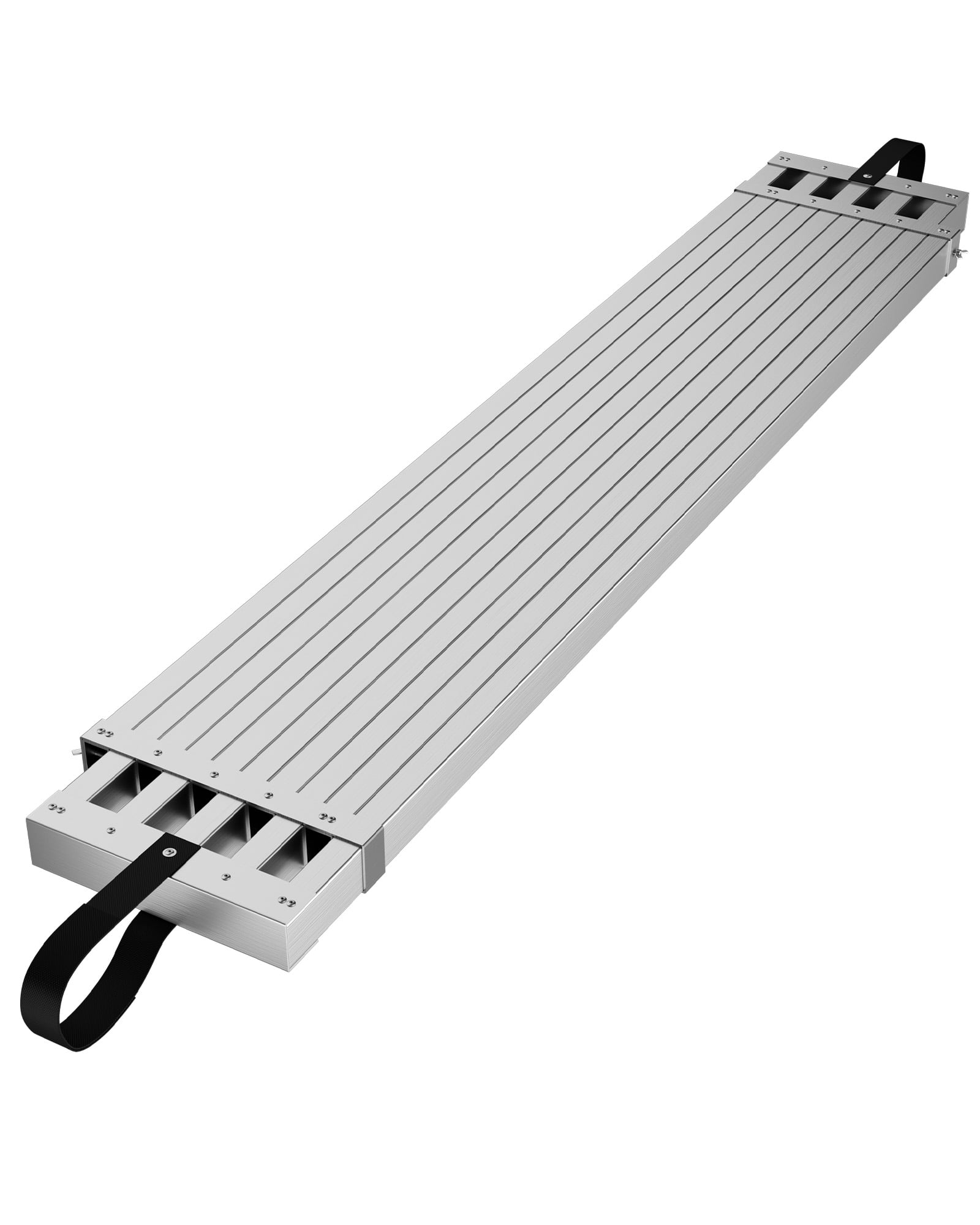 Telescoping Work Plank – Aluminum 6-9ft Adjustable – 440 lb Load – 12.5" Wide Anti-Slip Platform – Home Renovation & Scaffolding Board – Easy Storage