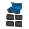 thumbnail image 4 of MERIGLARE Boîte Organisatrice pour Jeu de Cartes en Cuir PU, Résistante à l'Usure, Contenant pour Cartes à Jouer, Bleu, 4 of 9