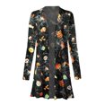 thumbnail image 3 of Honganda Women Halloween Printed Pattern Cardigan, Long Sleeve Loose Coat, 3 of 6