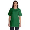 thumbnail image 1 of Inkmeso T-Shirt Basique en Coton à Col Rond pour Femmes Coupe Ample Décontracté Long Haut d'Entraînement, 1 of 8