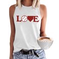 thumbnail image 2 of Birdeem Débardeur Imprimé pour Femmes, Col Rond, Coupe Ample, Sans Manches, T-Shirt, Chandail, Hauts, 2 of 5