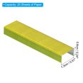 thumbnail image 2 of Unique Bargains Staples for Stapler, 4 Pack(1000Pcs Staples Per Pack) 26/6 Standard 1/4 Inch Length Staples Jam Free Yellow, 2 of 7