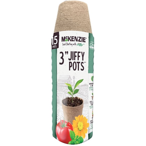 McKenzie W Jiffy Pot 3' 15 paquet