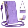 thumbnail image 4 of iPhone 14 PRO Case ,Zipper Handbag Wallet Leather Cover with Crossbody Detachable Lanyard Strap, 4 of 5