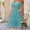 Green, variant on Daiosportswear Womens Summer Maxi Dress Short Sleeve V Neck Hollow Out Eyelet A Line Long Flowy Beach Vacation Dresses, Short-Sleeved Dress for Women Purple L(L)