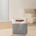 thumbnail image 3 of Foldable Storage Box 11.02 in x 11.02 in x 11.02 in Fabric Organizer for Clothes Books Toys Bedroom, 3 of 6