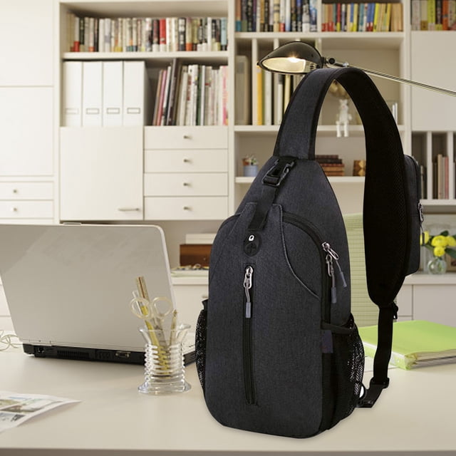 LSLJS Crossbody Sling Backpack Sling Bag Travel Hiking Chest Bag, Chest Pack